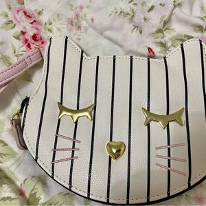 Betsey Johnson Kitty clutch.